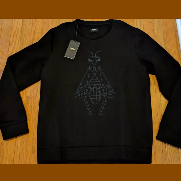 Fendi Other - Mens Fendi "Super Bugs" Embroidered Sweatshirt